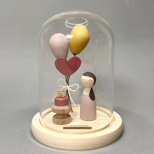 Стаклено ѕвоно за роденден